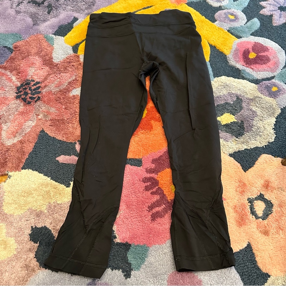 Lululemon cropped black leggings
